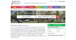 Desktop Screenshot of logement-seniors.com